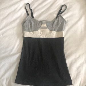 Lululemon gray cami workout tank